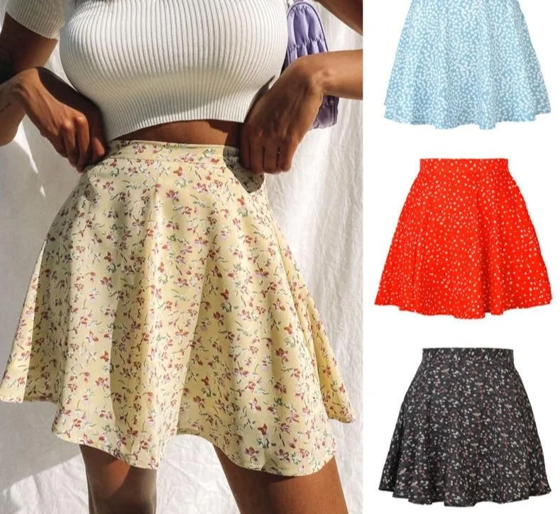 Summer Skirt a-line skirt cut