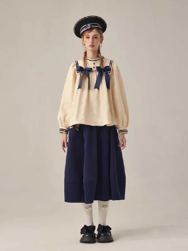 Loose long skirt【s0000010248】 cotton skirt soft