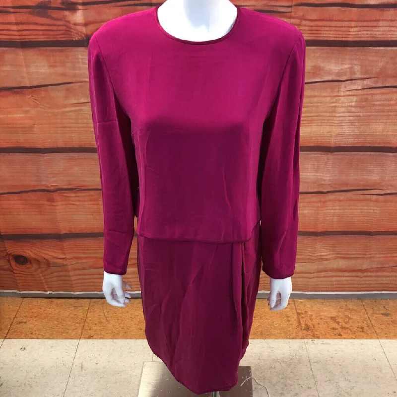 MISHO PINK SILK DRESS SIZE 10 TCC Tunics Sophisticated sleek