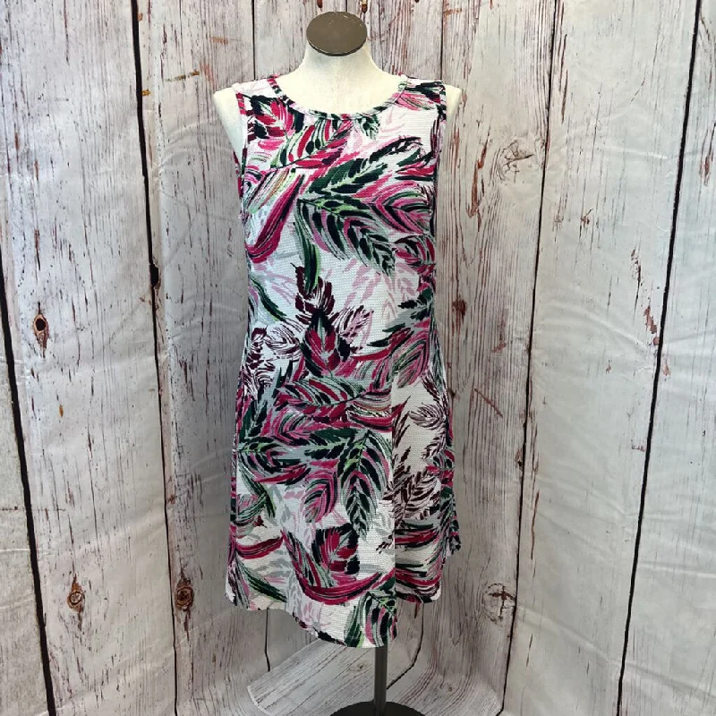 RONNI NICOLE PINK LEAF FLORAL DRESS SZ XL TCC Tunics Ceremony elegant