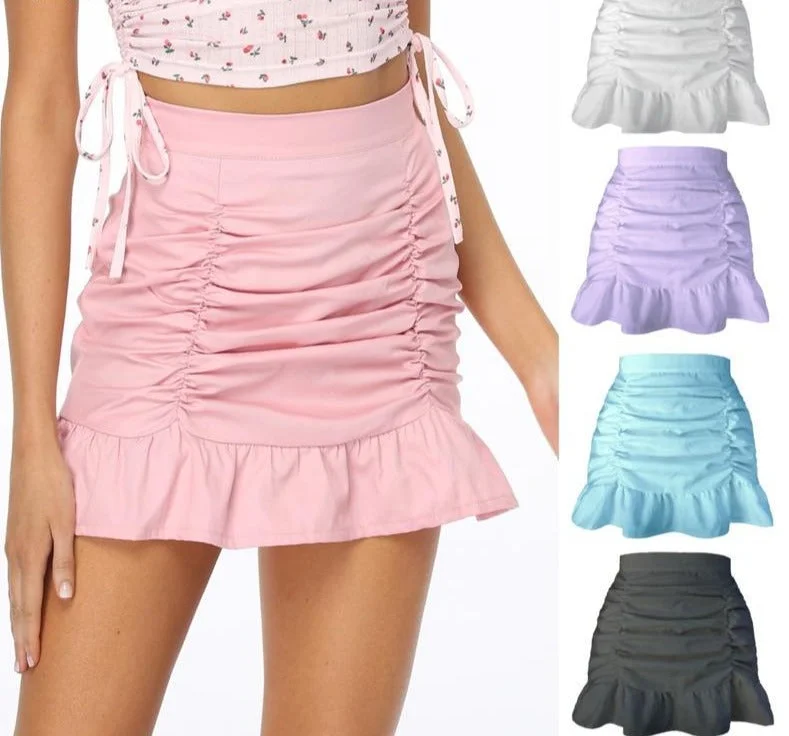 Ruffle Skirt low waist skirt