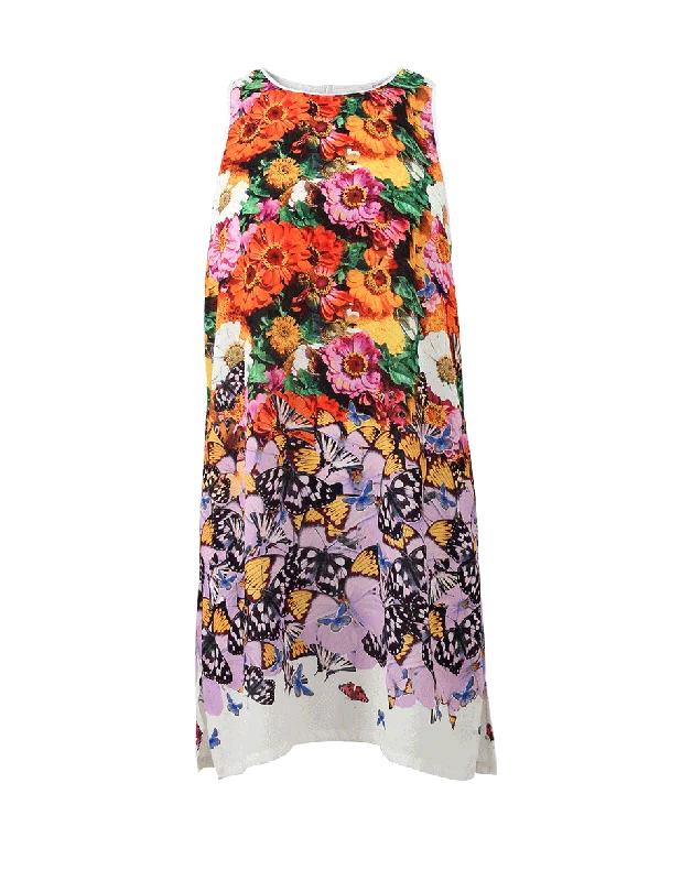 Butterfly Petals Dress Tunics Fashionable chic