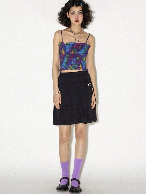 Light and breathable versatile half-body skirt【s0000008824】 velvet skirt rich