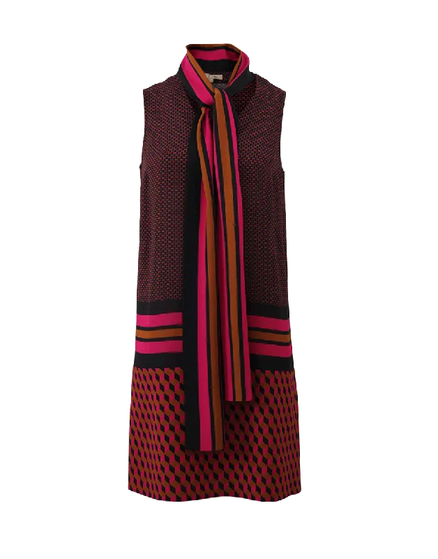 Printed Scarf Dress Tunics Chinos classic