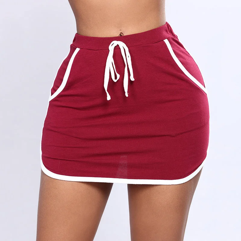 Cute & Sporty Mini Skirts cashmere skirt soft