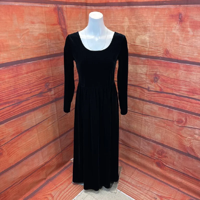 PORTRAITS BLACK VELVET DRESS SIZE SMALL TCC Tunics Versatile functional