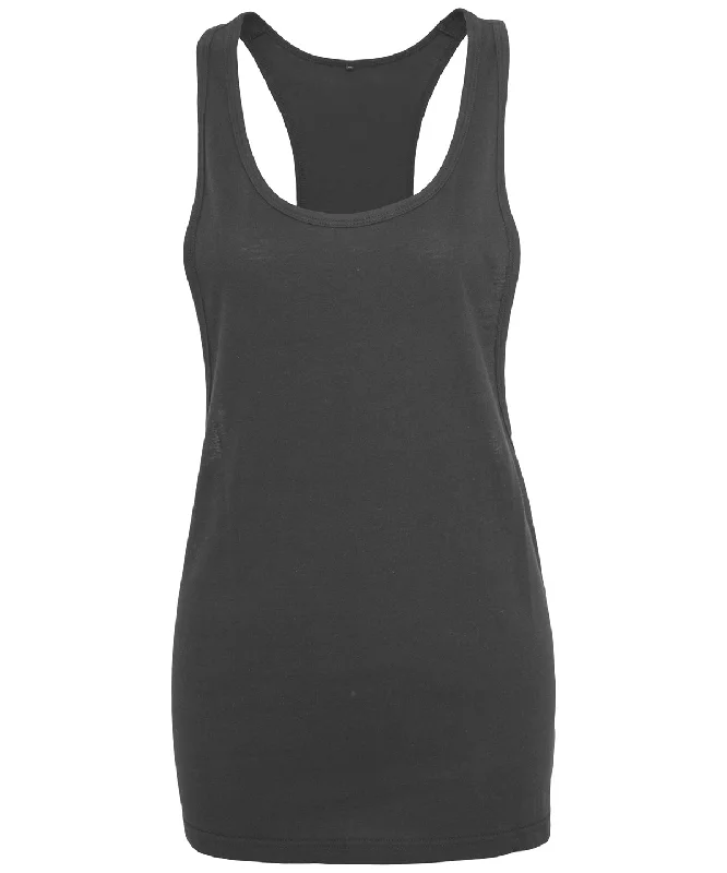 Black - Women's loose tank cutout tank top