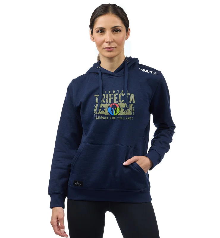 SPARTAN by CRAFT Trifecta Challenge Hoodie - Women's Hoodie with Emblem Brand Identity