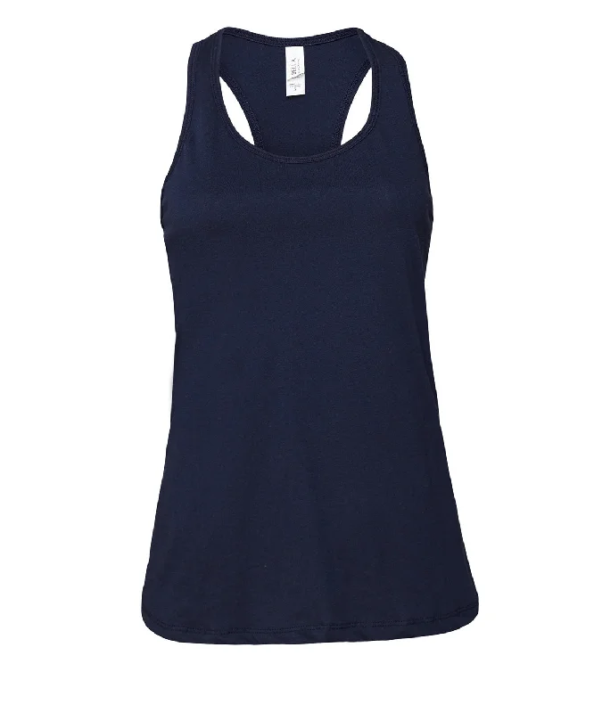 Navy - Women's Jersey racer back tank turquoise tank top