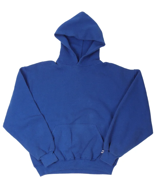 Russel Blue Hoodie Hoodie with Slim Fit Tailored Modern