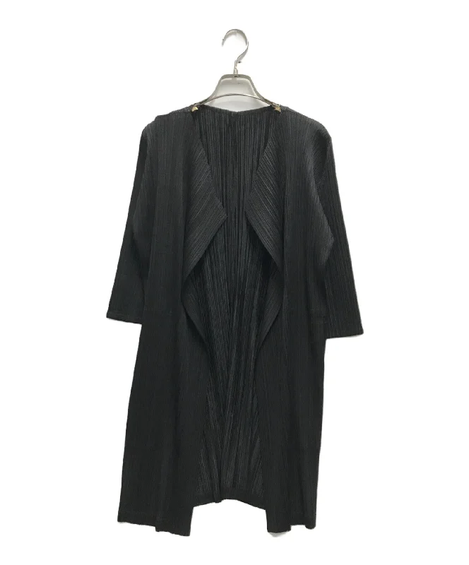 [Pre-owned] PLEATS PLEASE long cardigan PP01-JA202 Stretchy Elastic Breathable