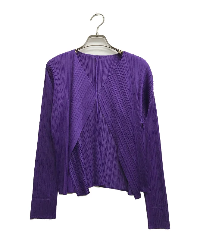 [Pre-owned] PLEATS PLEASE pleated cardigan PP63-J0606 Cardigan Knitwear Sweater