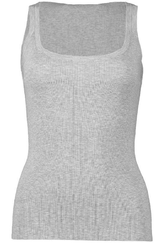 ScoopTank - Pearl Melange baby blue tank