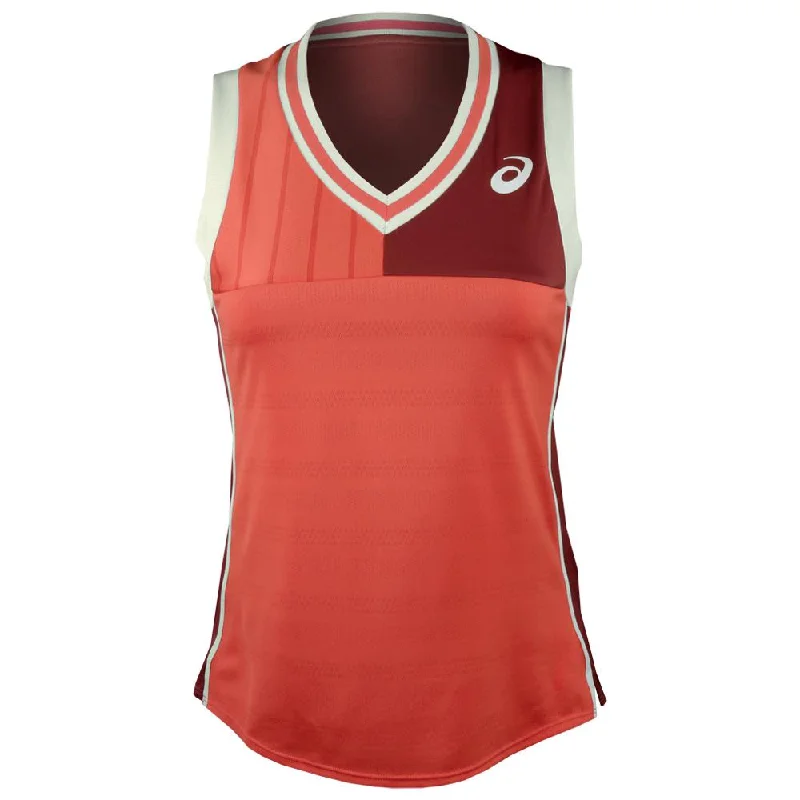 Asics Women's Match Tank - Red Snapper sexy tank top