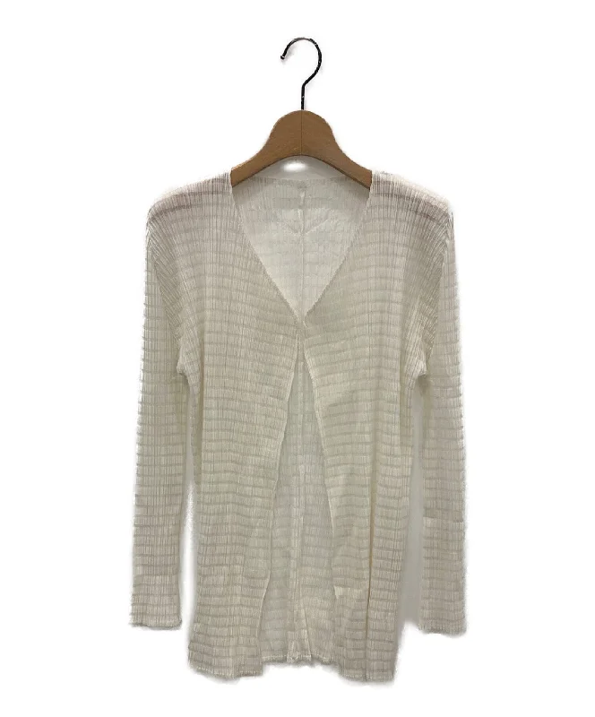 [Pre-owned] PLEATS PLEASE Cardigans / Wrap Cardigans PP51-J0834 Boxy Cardigan Fitted Cardigan A-Line