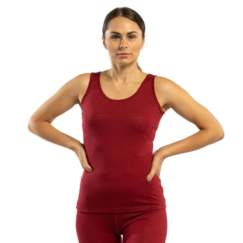 Women's Merino Tank Top Royal Cherry cotton tank top