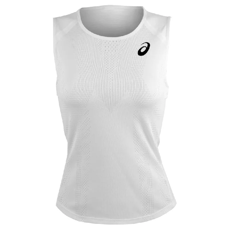 Asics Women's Match Actibreeze Tank - White pastel tank top