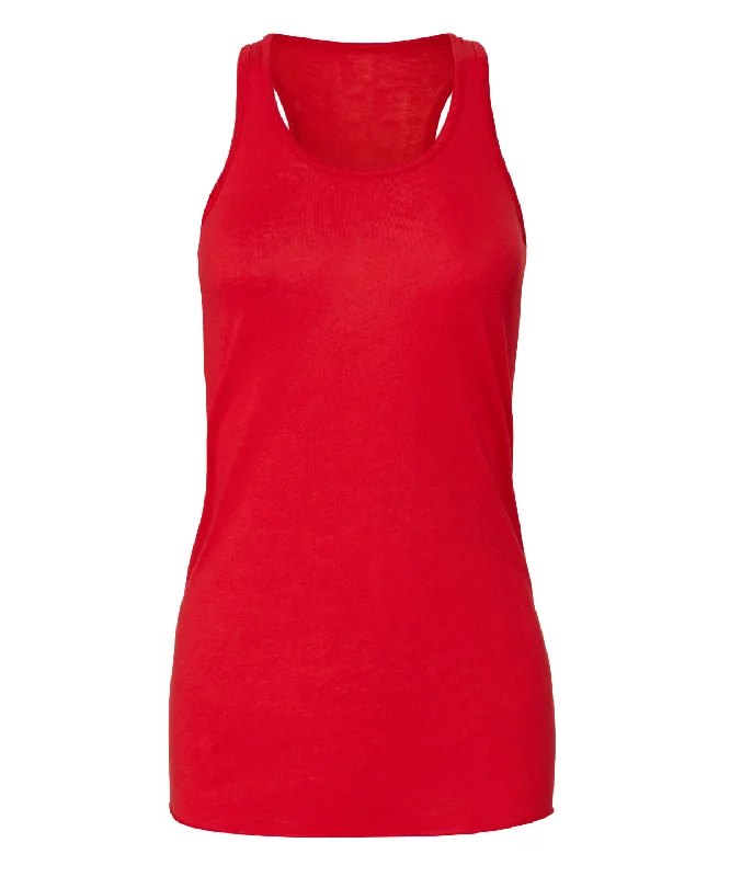 Red - Flowy racerback tank top vibrant tank top