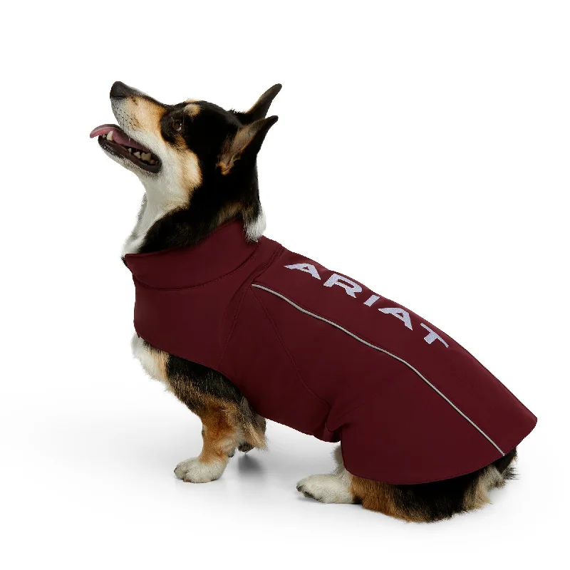 Ariat® Team Softshell Windsor Wine Dog Jacket 10038219 Zippered Front Buttoned Front Snap Front