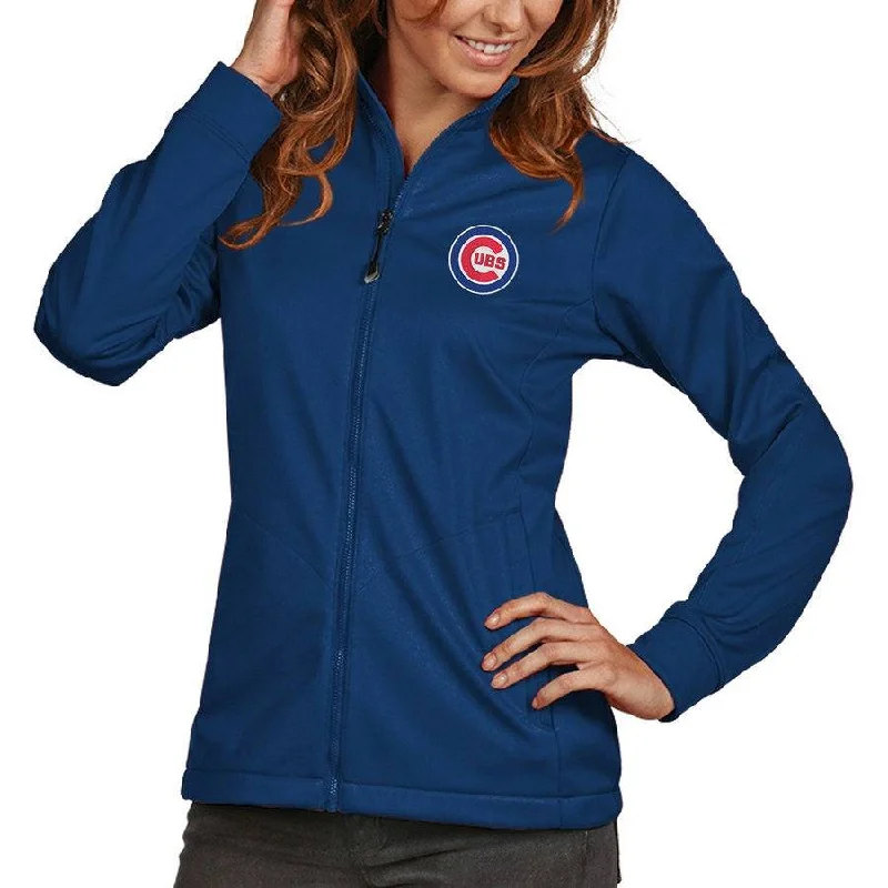 Women's Chicago Cubs Golf Jacket By Antigua Insulated Jacket Fitted Jacket Loose Jacket