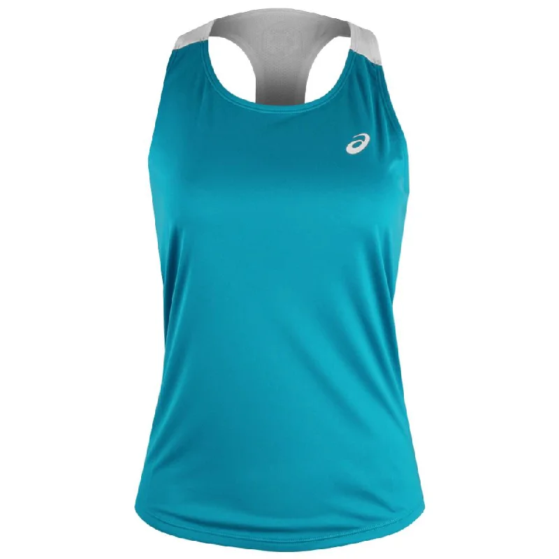 Asics Women's Court Tank - Teal Blue fashionable tank top