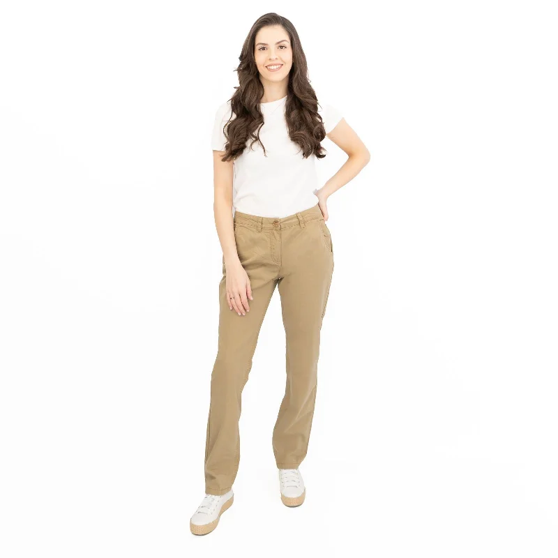 Seasalt Full Length Chino Trousers Beige Trousers Harem Relaxed Fit