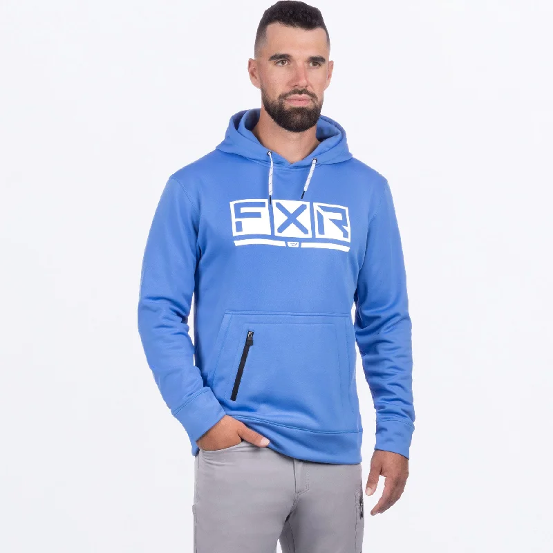 Podium Tech Pullover Hoodie Puff Sleeve Stylish