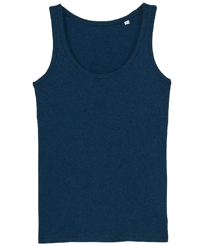 Black Heather Blue - Women's Stella Dreamer iconic tank top (STTW013) trendy tank top