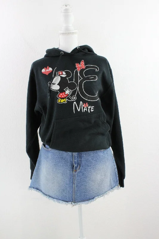 Vintage Minnie Mouse Pullover (S) Deep Neck Pullover