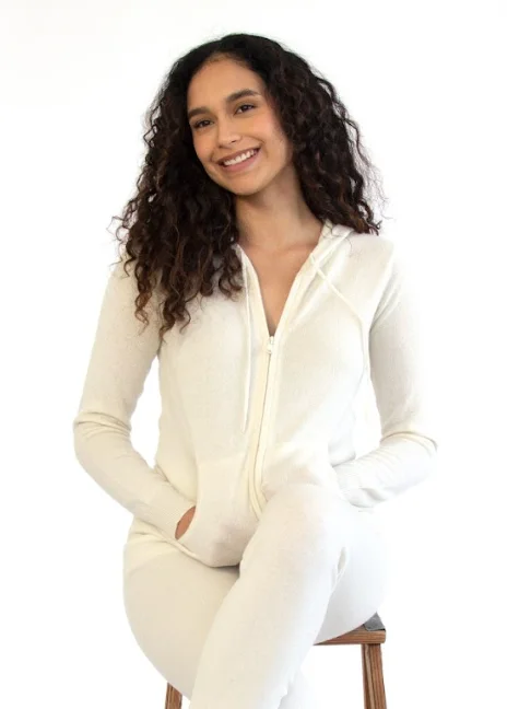 3VERY Women's Solid Hoodie Hoodie with Belted Waist Structured Tailored