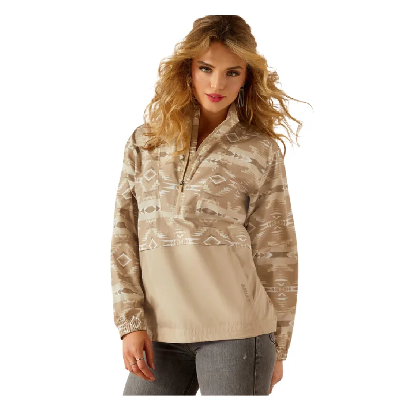 Women's Ariat Whisper Pullover Jacket - 10054845 Plunging Neck Pullover