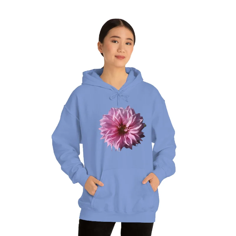 Floral Unisex Heavy Blend™ Hooded Sweatshirt Hoodie with Full-Zip Functional Layering