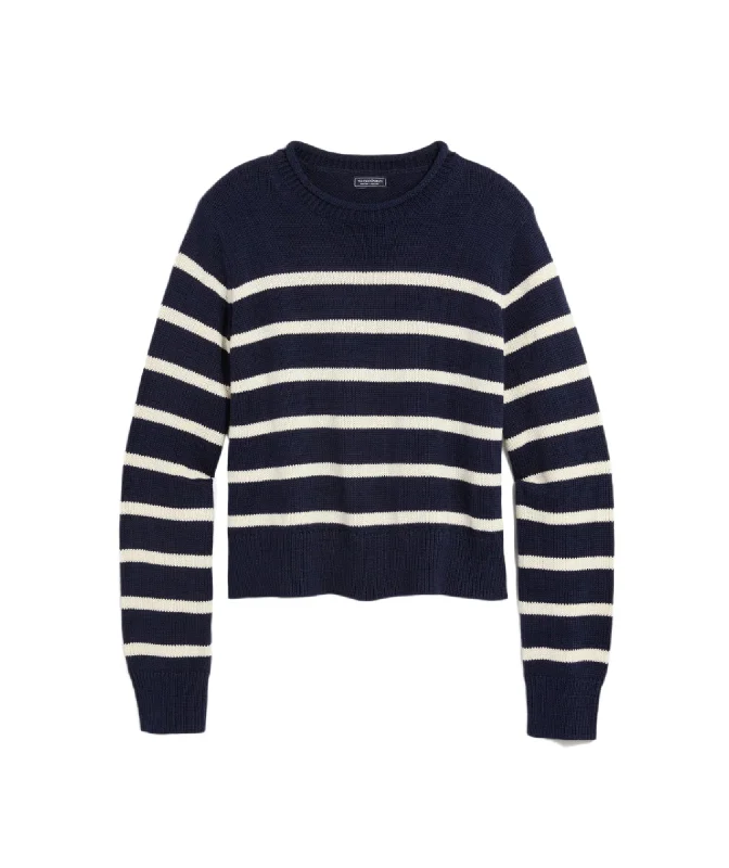 CALEY STRIPE NAVY / WHITE