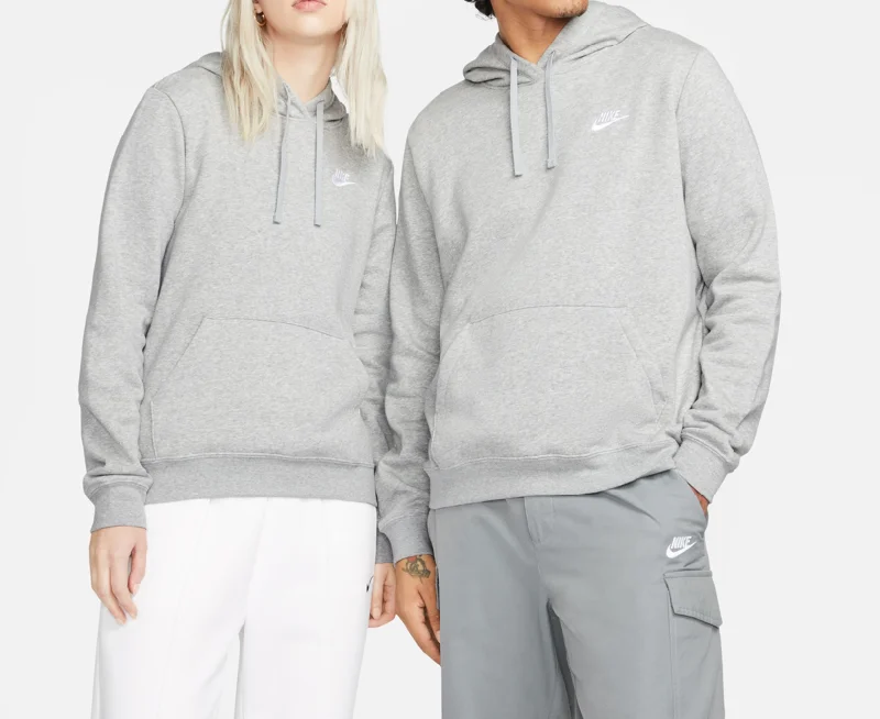 Nike Womens Sportswear Club Fleece Pullover Hoodie Sweatshirt Mock Neck Pullover