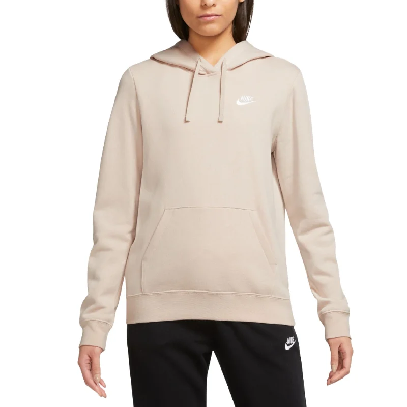 Nike Womens Sportswear Club Fleece Pullover Hoodie Sweatshirt High Neck Pullover