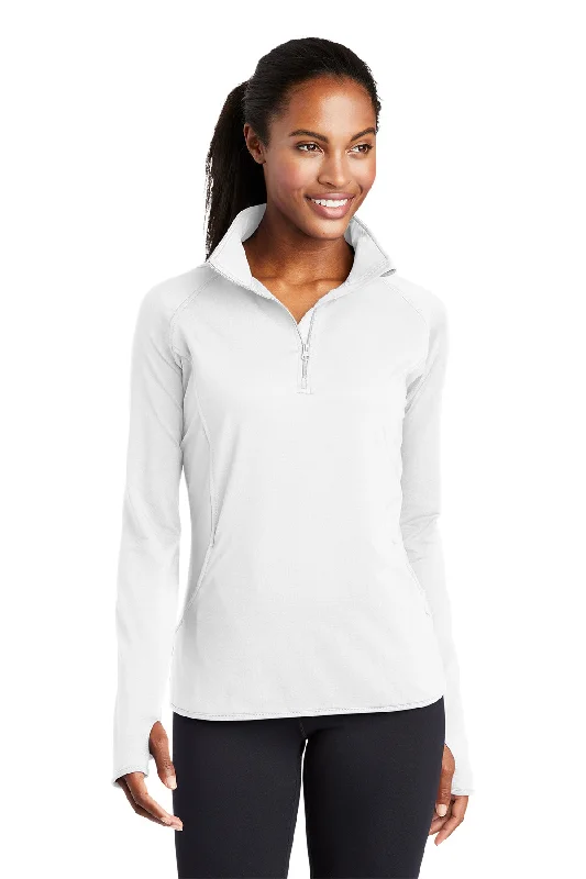 Women's Sport-Wick® Stretch 1/4-Zip Pullover Short Sleeve Top