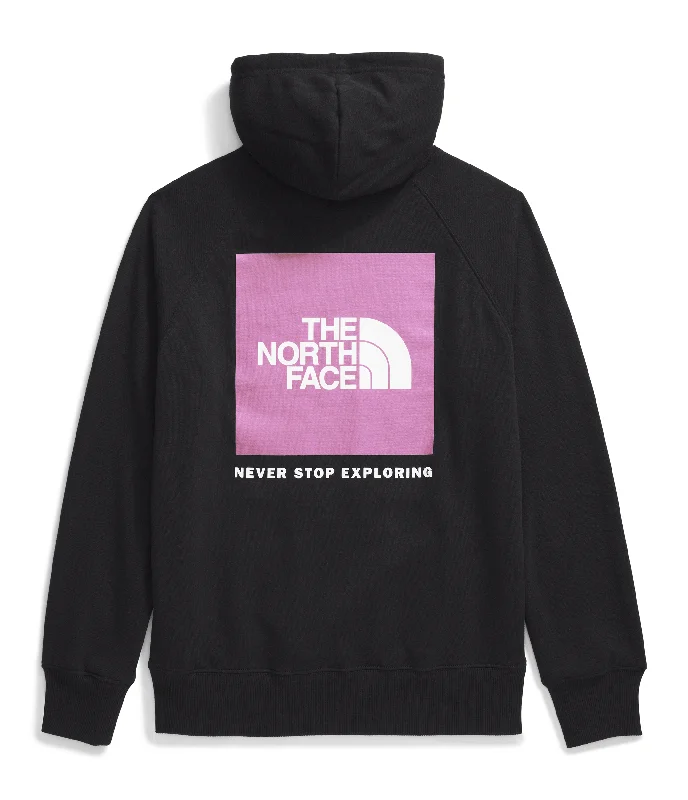 The North Face Womens Box NSE Pullover Hoodie Sweatshirt Tapered Sleeve Pullover