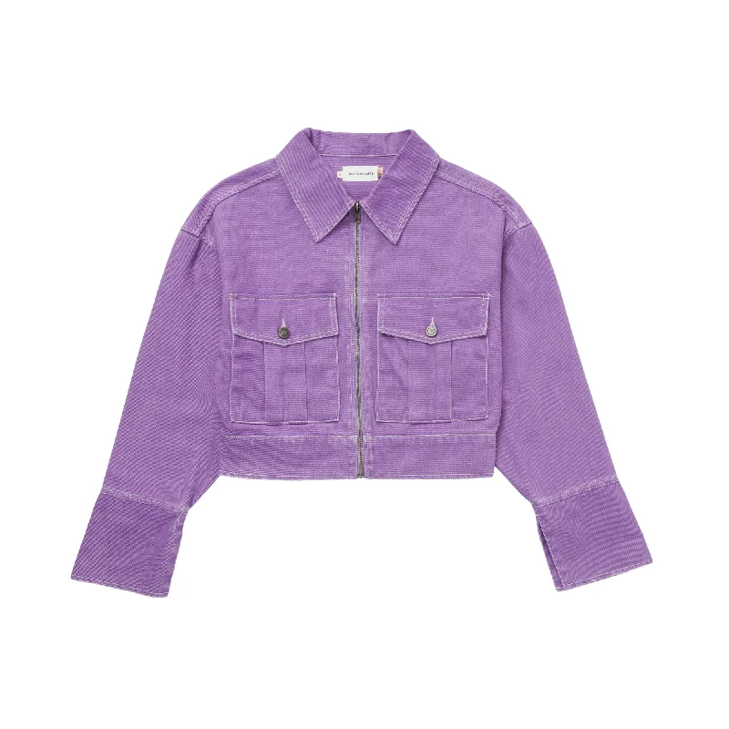 Women's Honor The Gift Oversized Workman Jacket 'Purple' Nylon Jacket Polyester Jacket Spandex Jacket