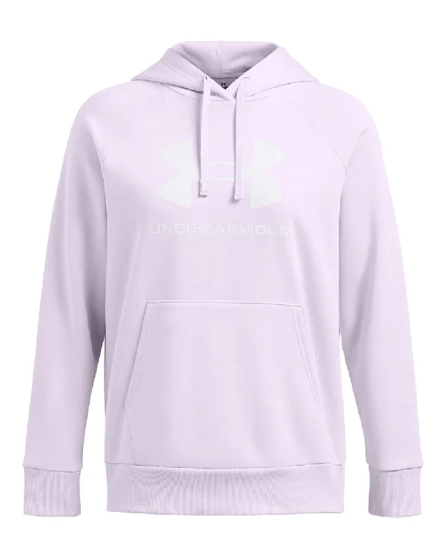 Under Armour Womens UA Rival Fleece Big Logo Pullover Hoodie Open Front Cardigan