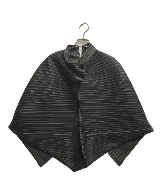 [Pre-owned] PLEATS PLEASE Pleated deformed cardigan PP61-J0664 Oversized Loose Flowy