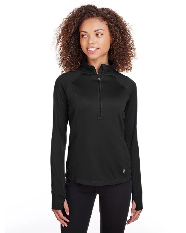 Spyder S16798 Ladies' Freestyle Half-Zip  Pullover Solo Sleeve Pullover