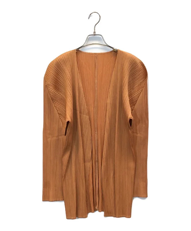 [Pre-owned] ISSEY MIYAKE pleated cardigan IM31-PO607 Bright Pastel Dark