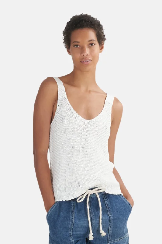 Twill Strap Tank White sage tank top