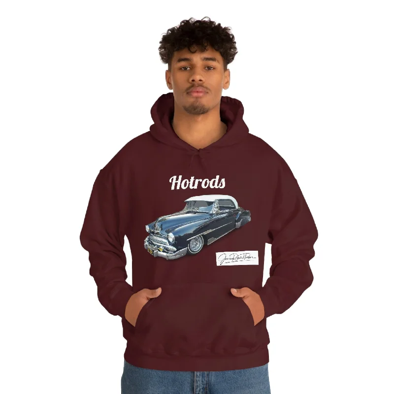 Hotrods Signature Unisex Heavy Blend™ Hooded Sweatshirt Hoodie with Cropped Fit Short Trendy