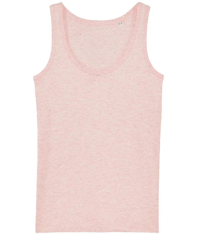 Cream Heather Pink - Women's Stella Dreamer iconic tank top (STTW013) fitted tank top