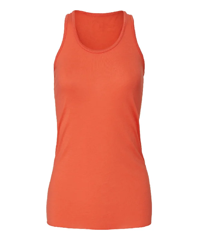 Coral - Flowy racerback tank top soft pink tank