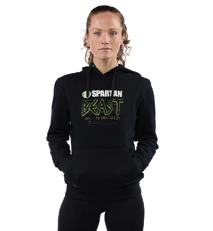 SPARTAN Beast Hoodie - Women's Hoodie with Contrast Stitching Detailed Premium