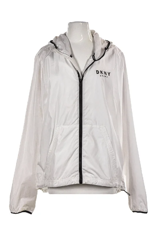 DKNY Sport Jacket Hoodie Zip-Up Jacket Button-Up Jacket