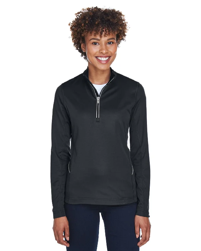 UltraClub 8230L Ladies' Cool & Dry Sport Quarter-Zip Pullover Slim Sleeve Pullover