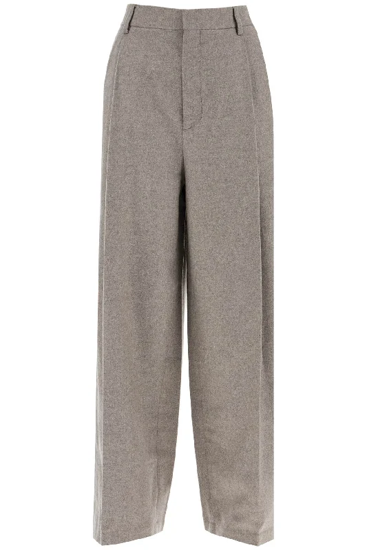 wide leg flannel trousers for men or 30673 DRIFTWOOD Trousers Timeless Classic